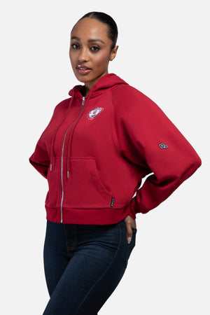 Indiana University Raglan Zip Up