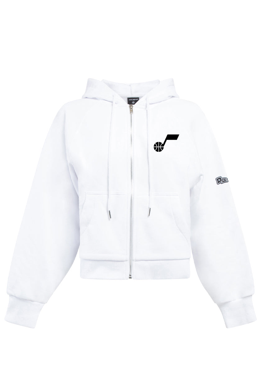 Utah Jazz Raglan Zip-Up