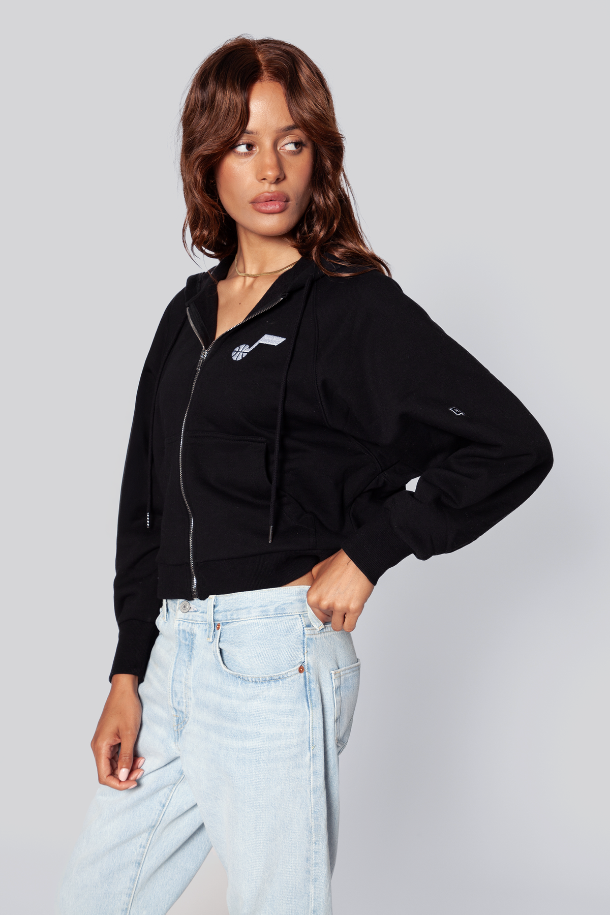 Utah Jazz Raglan Zip-Up