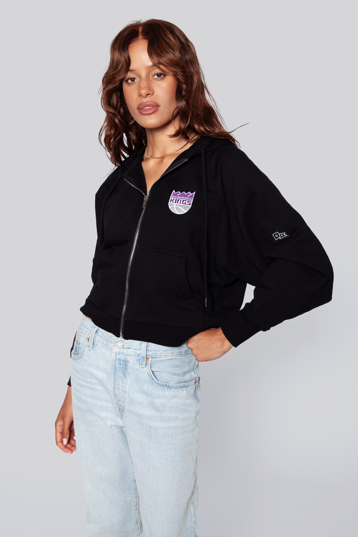 Sacramento Kings Raglan Zip-Up