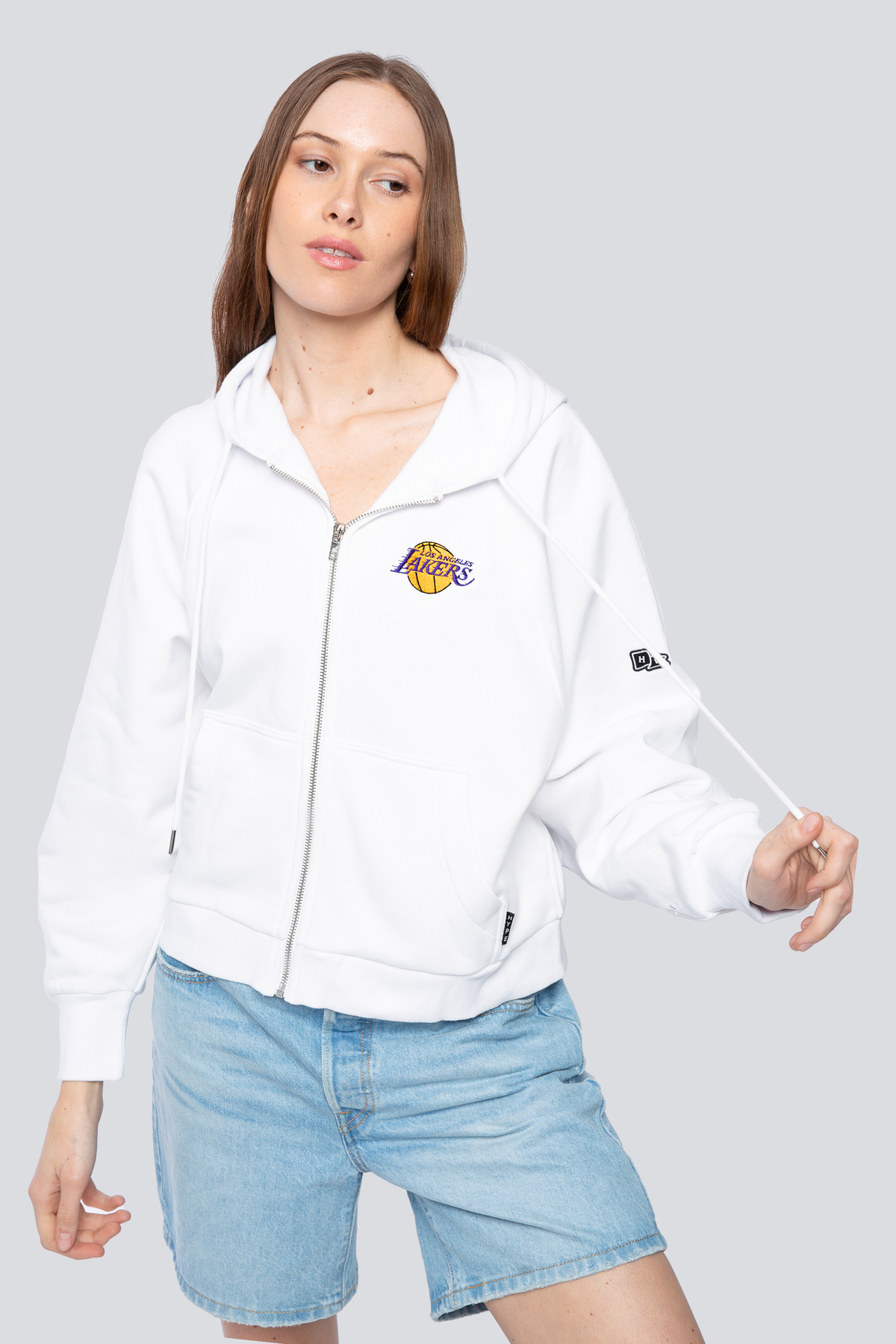 Los Angeles Lakers Raglan Zip-Up