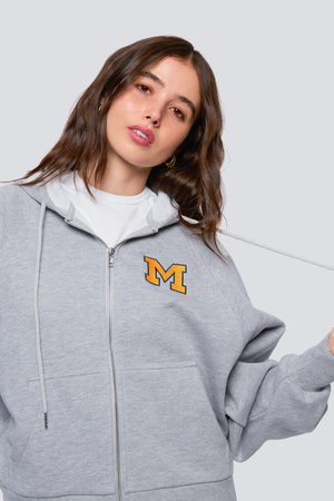 University of Michigan Raglan Zip-Up