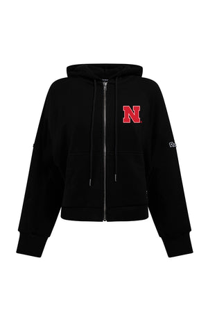 Nebraska Raglan Zip-Up