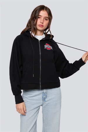 Ohio State Raglan Zip-Up