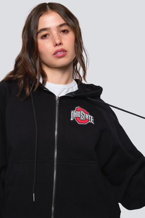 Ohio State Raglan Zip-Up