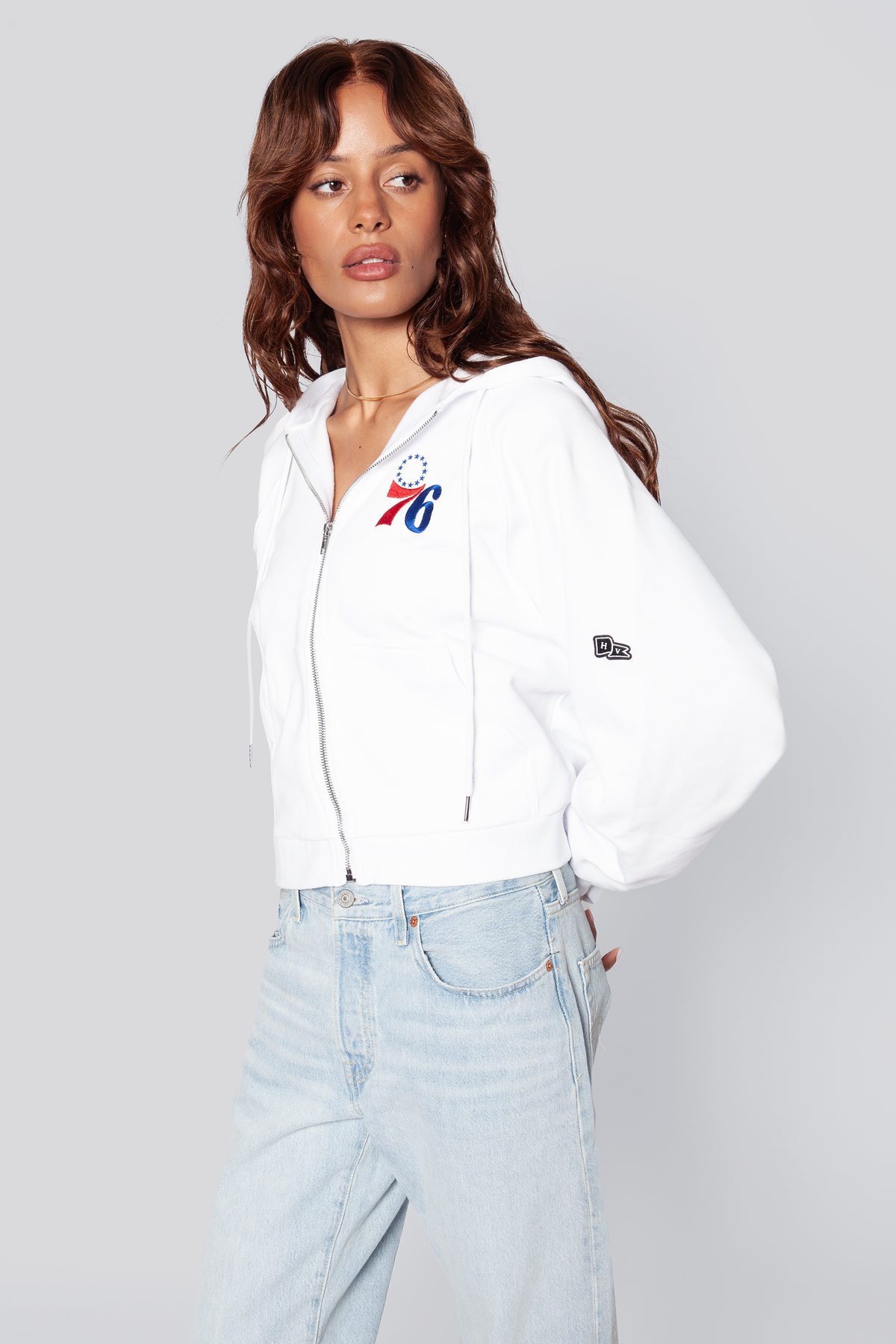 Philadelphia 76ers Raglan Zip-Up