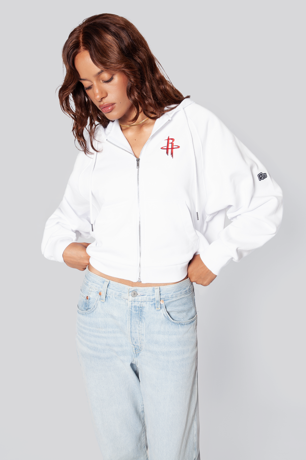 Houston Rockets Raglan Zip-Up