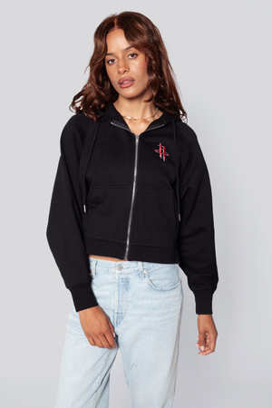 Houston Rockets Raglan Zip-Up