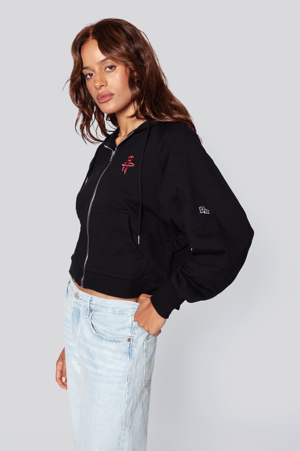 Houston Rockets Raglan Zip-Up