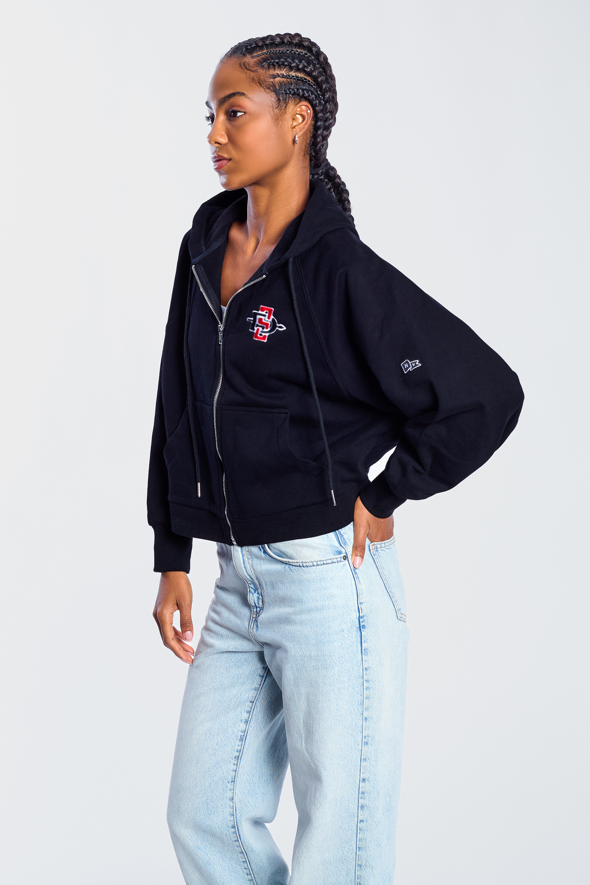 SDSU Raglan Zip-Up