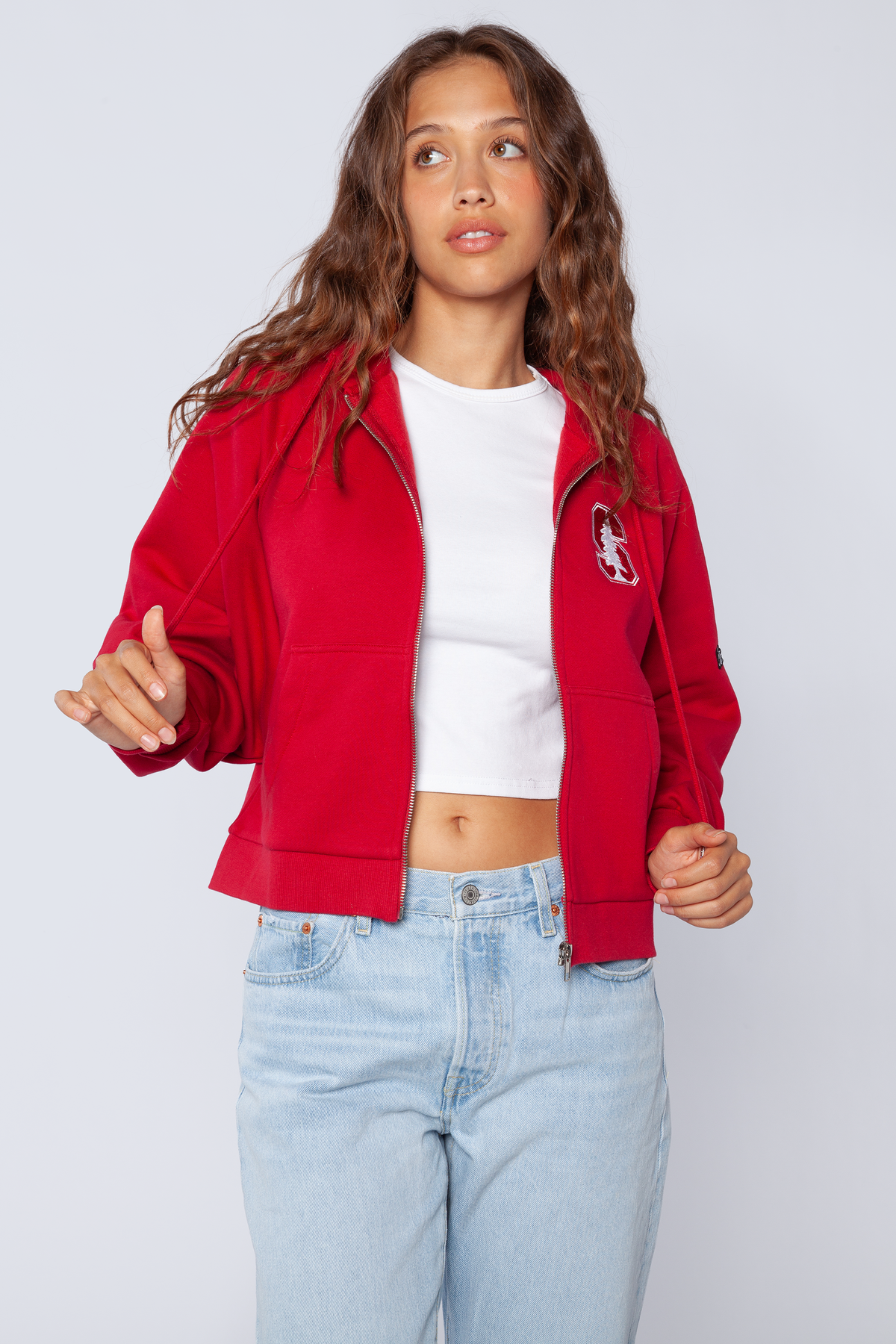 Stanford University Raglan Zip Up