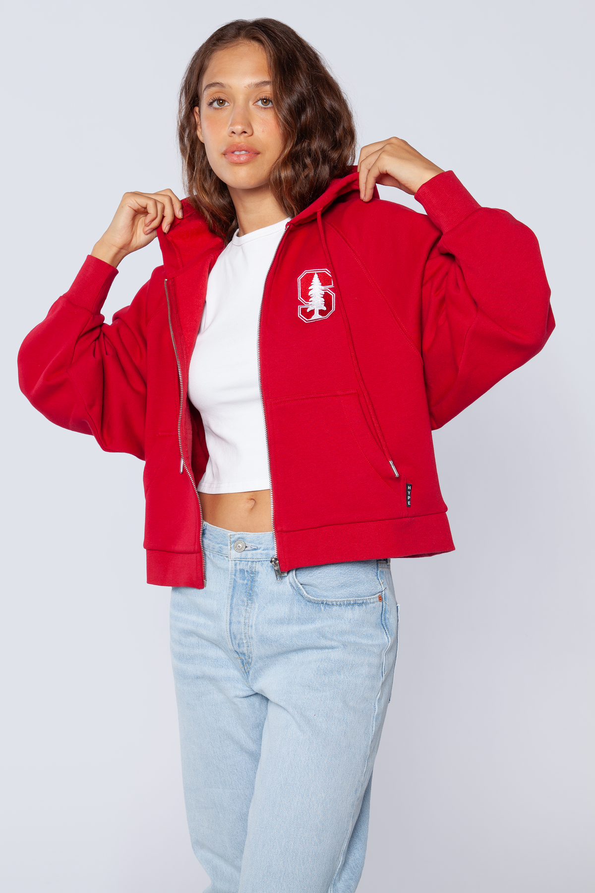 Stanford University Raglan Zip Up