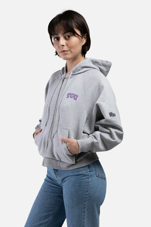 TCU Raglan Zip Up