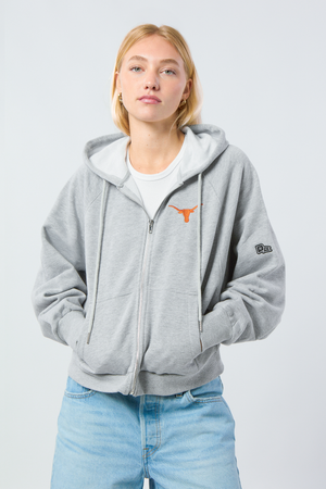 UT Austin Raglan Zip-Up