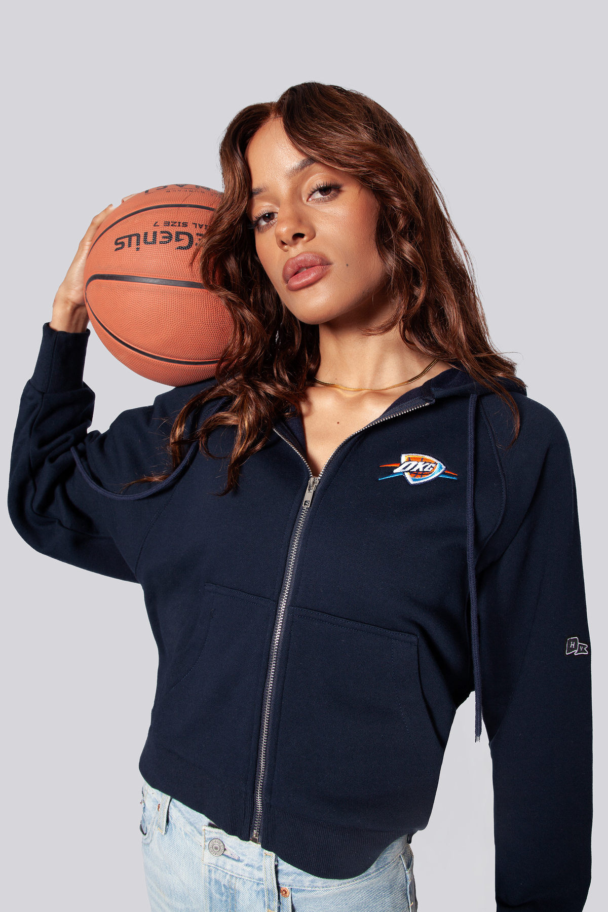 Oklahoma City Thunder Raglan Zip-Up