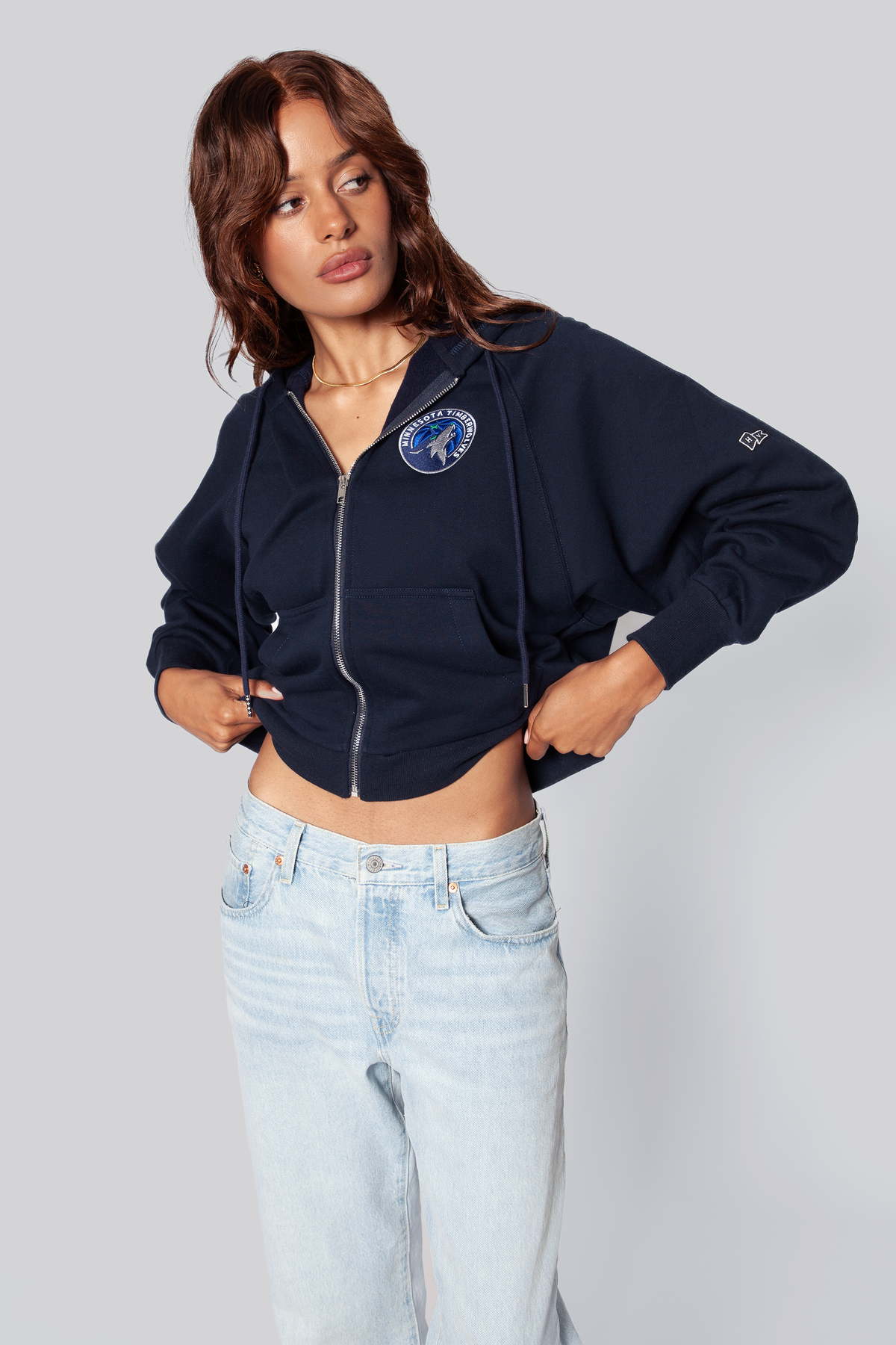 Minnesota Timberwolves Raglan Zip-Up