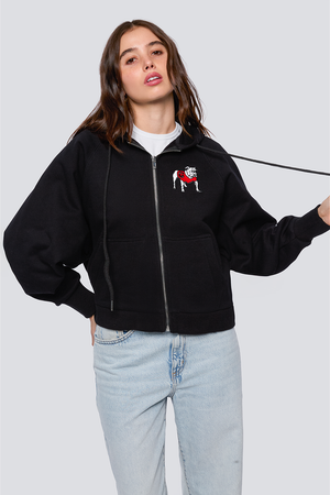 University of Georgia Raglan Zip-Up