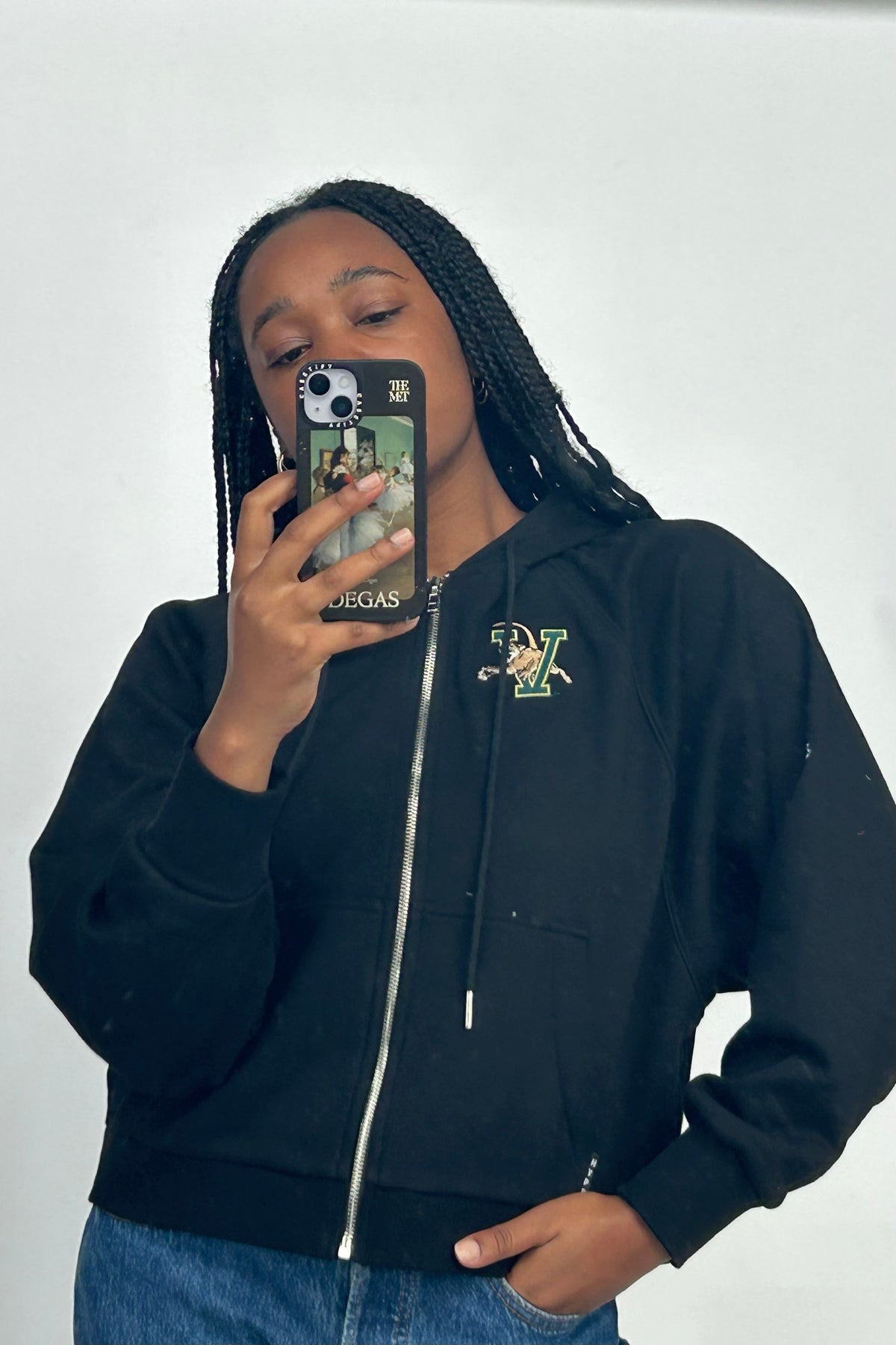 University of Vermont Raglan Zip Up