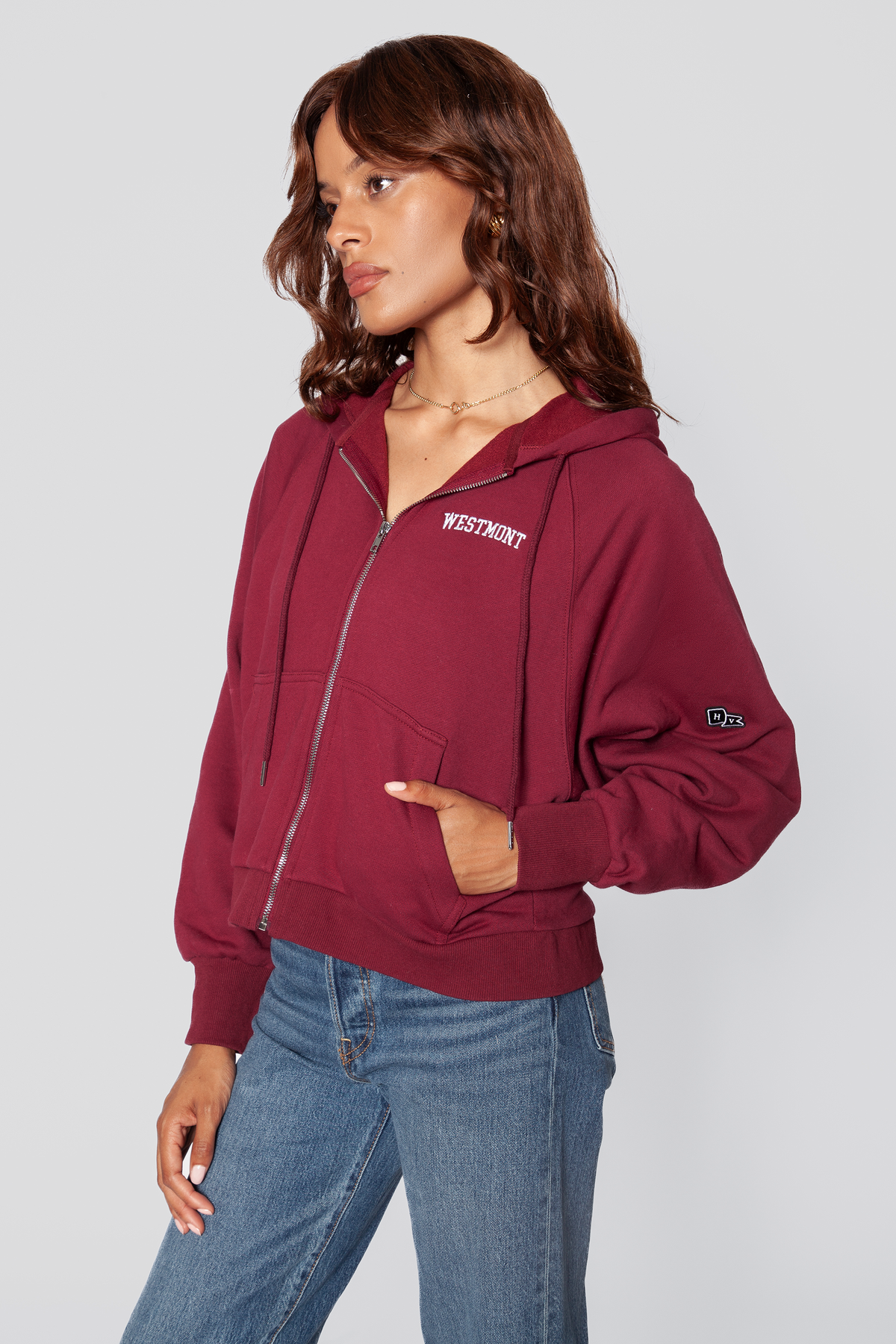 Westmont College Raglan Zip-Up