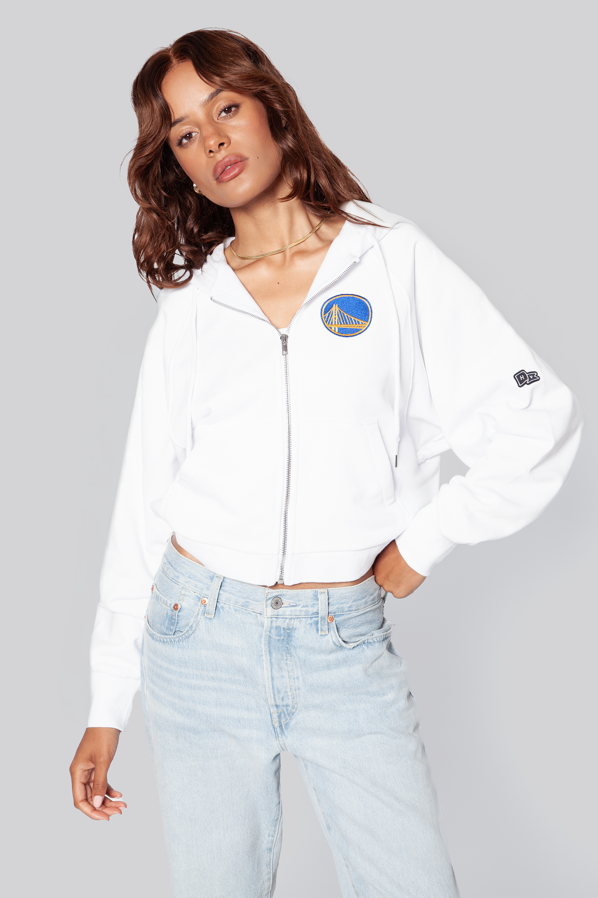 Golden State Warriors Raglan Zip-Up