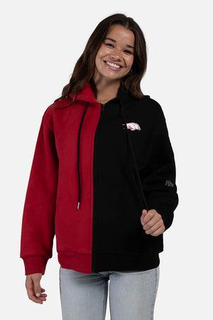 University of Arkansas Serve Color Block Zip Up