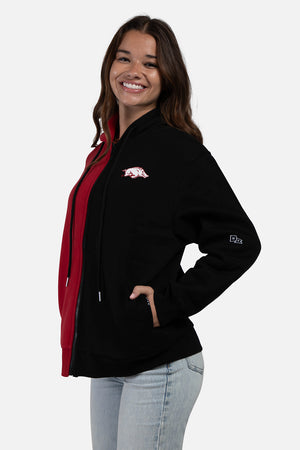 University of Arkansas Serve Color Block Zip Up