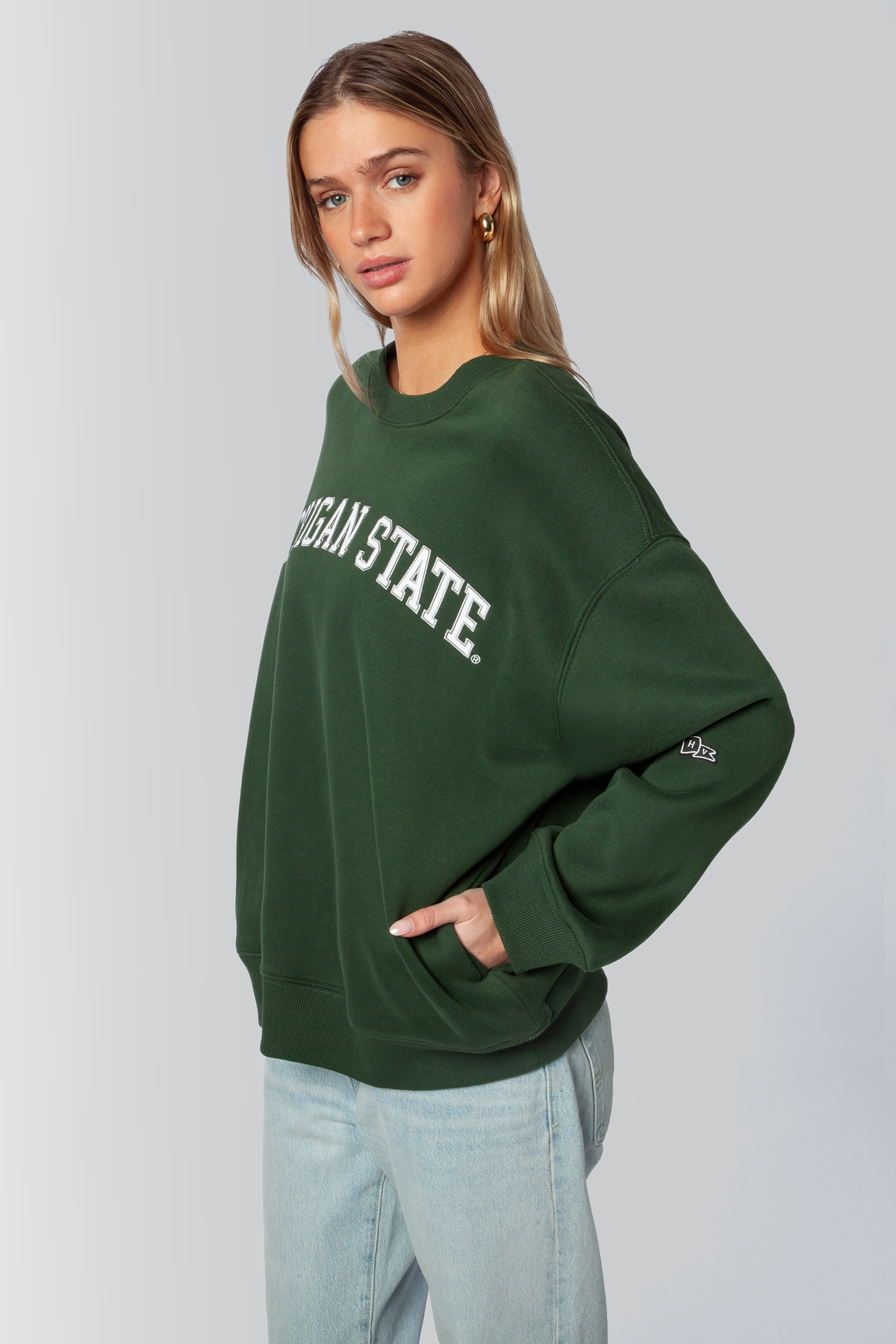 Michigan State Offside Crewneck