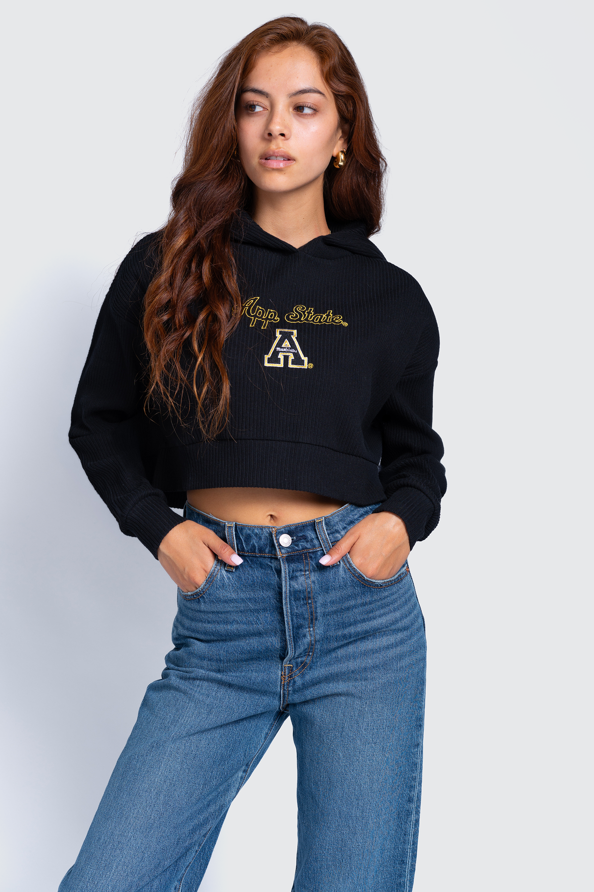 Appalachian State Warm-Up Cropped Hoodie