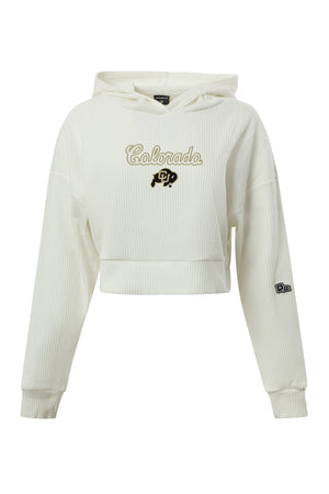 CU Boulder Warm-Up Cropped Hoodie