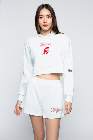 USC Warm-Up Cropped Hoodie