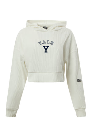 Yale Warm-Up Cropped Hoodie