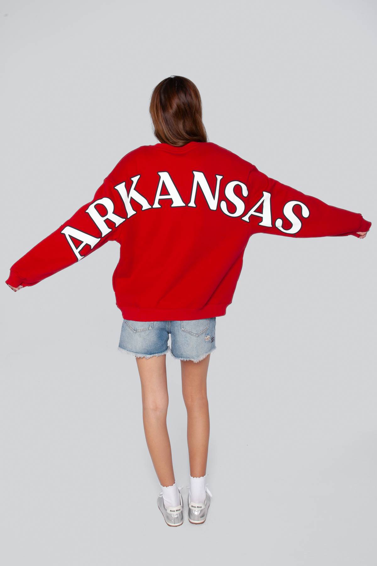 University of Arkansas Oversized Crewneck