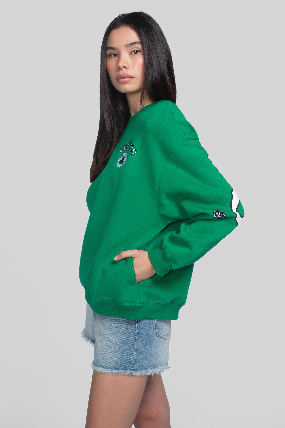 Boston Celtics Oversized Crewneck
