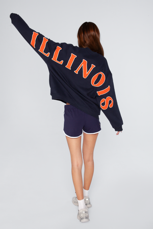 University of Illinois Oversized Crewneck