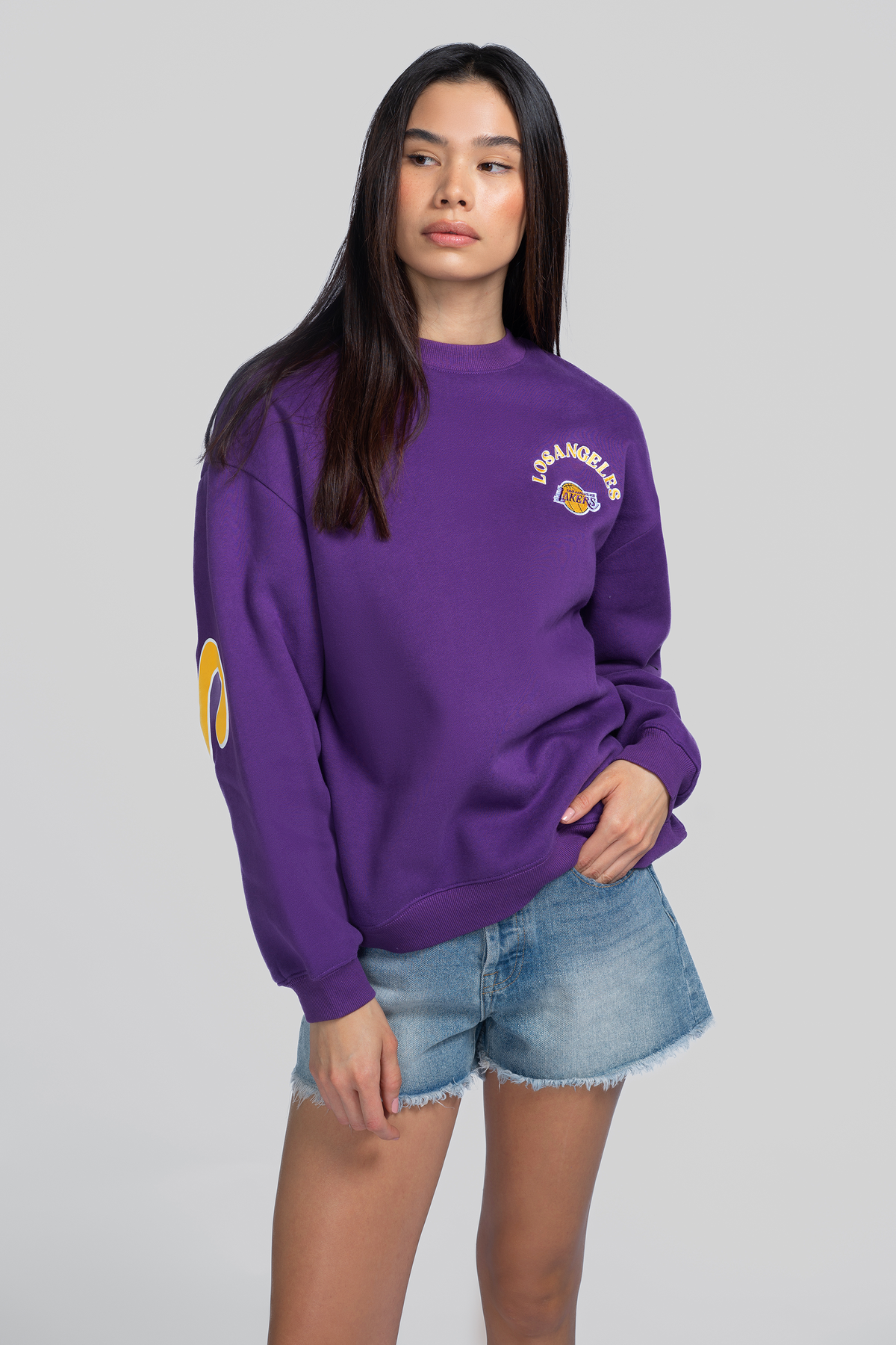 Los Angeles Lakers Oversized Crewneck