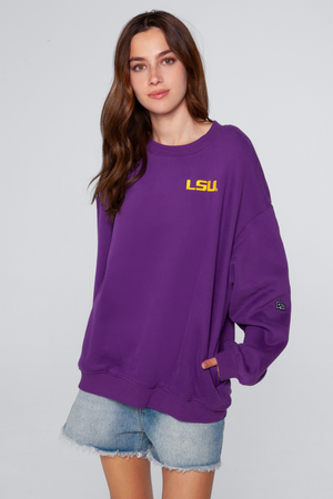 LSU Oversized Crewneck