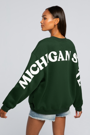Michigan State Oversized Crewneck