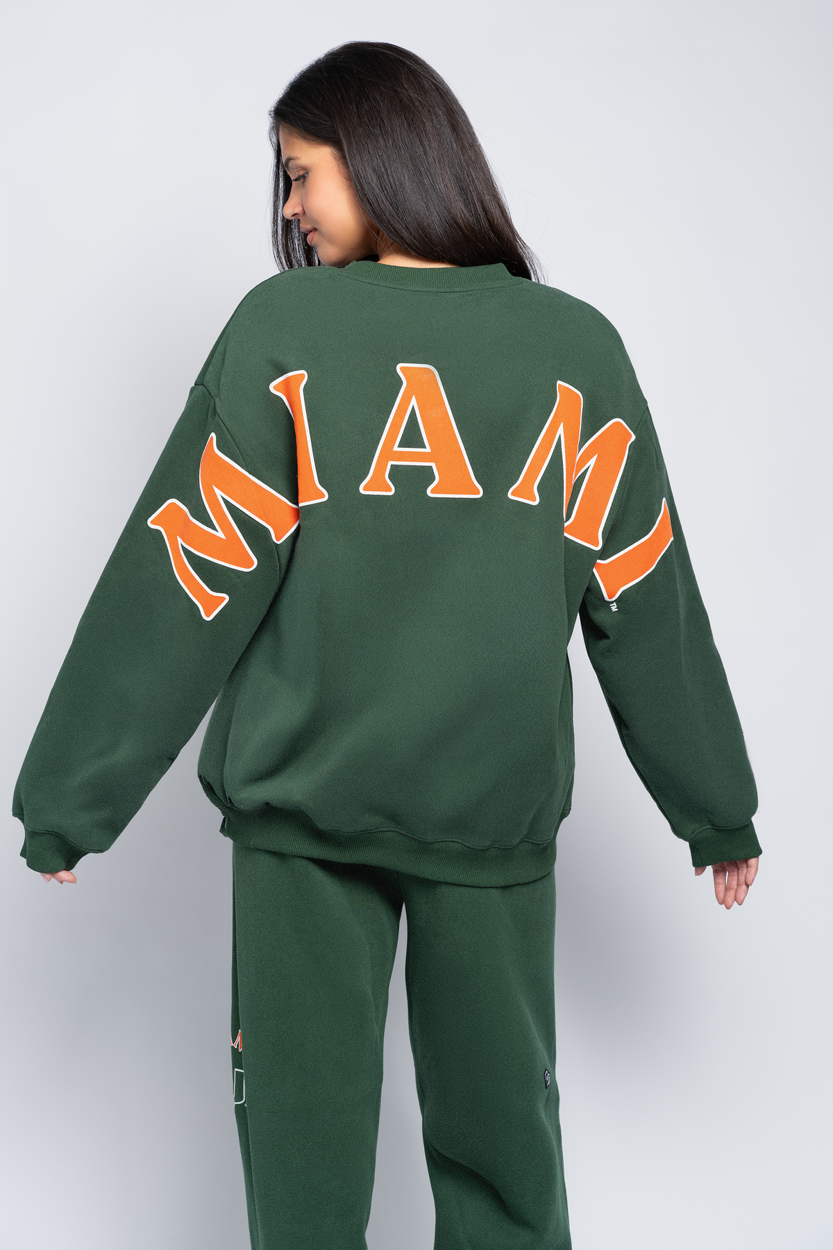 University of Miami Oversized Crewneck