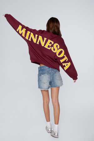 University of Minnesota Oversized Crewneck
