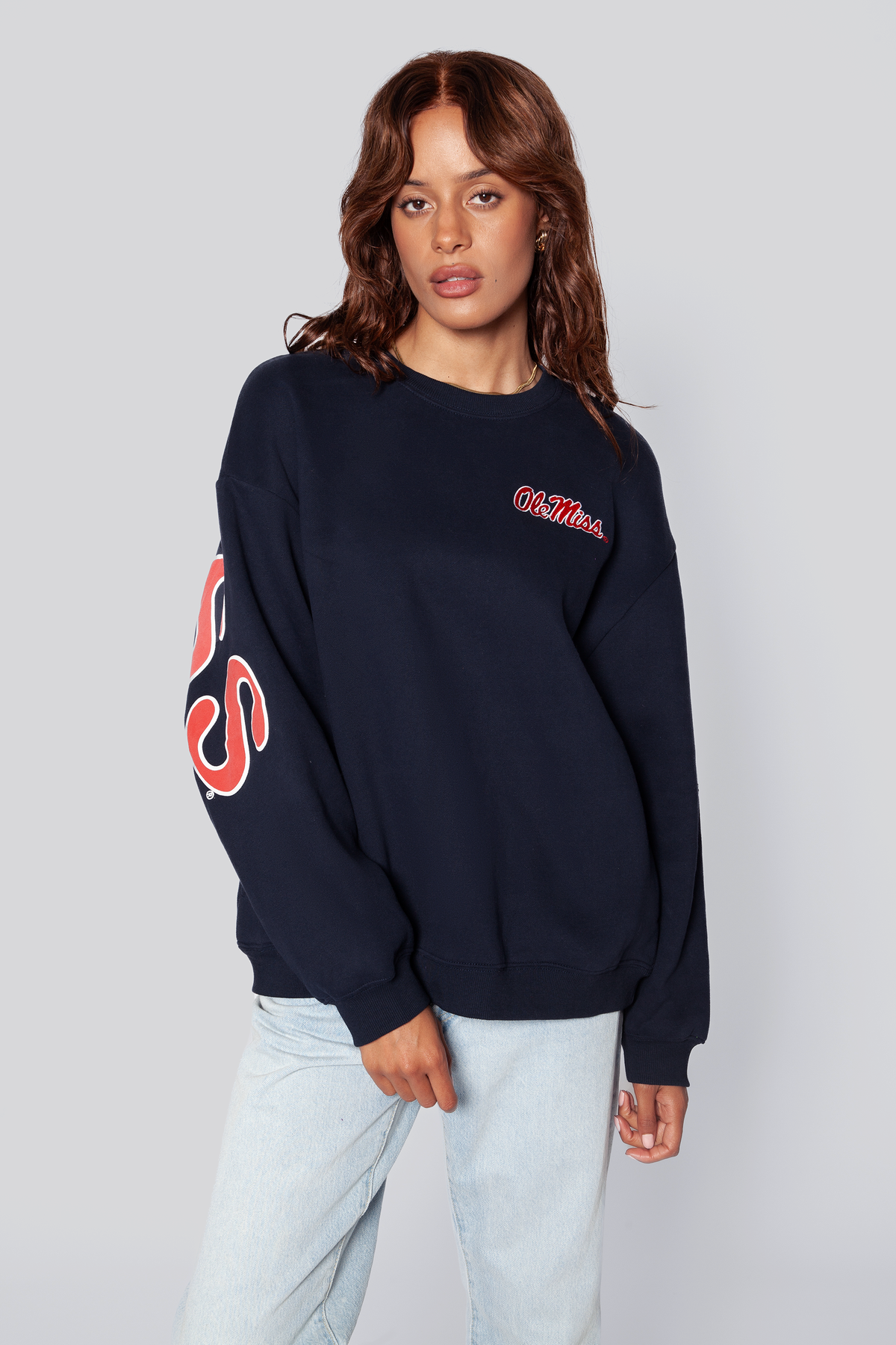 University of Mississippi Oversized Crewneck