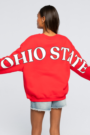 Ohio State University Oversized Crewneck