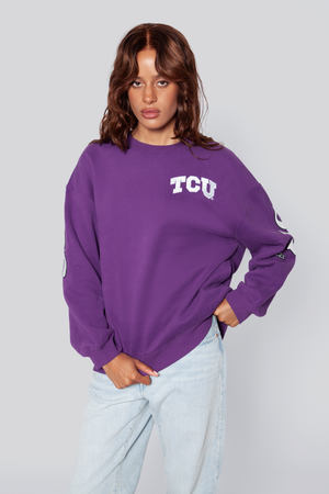 TCU Oversized Crewneck