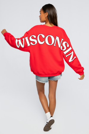 University of Wisconsin Oversized Crewneck