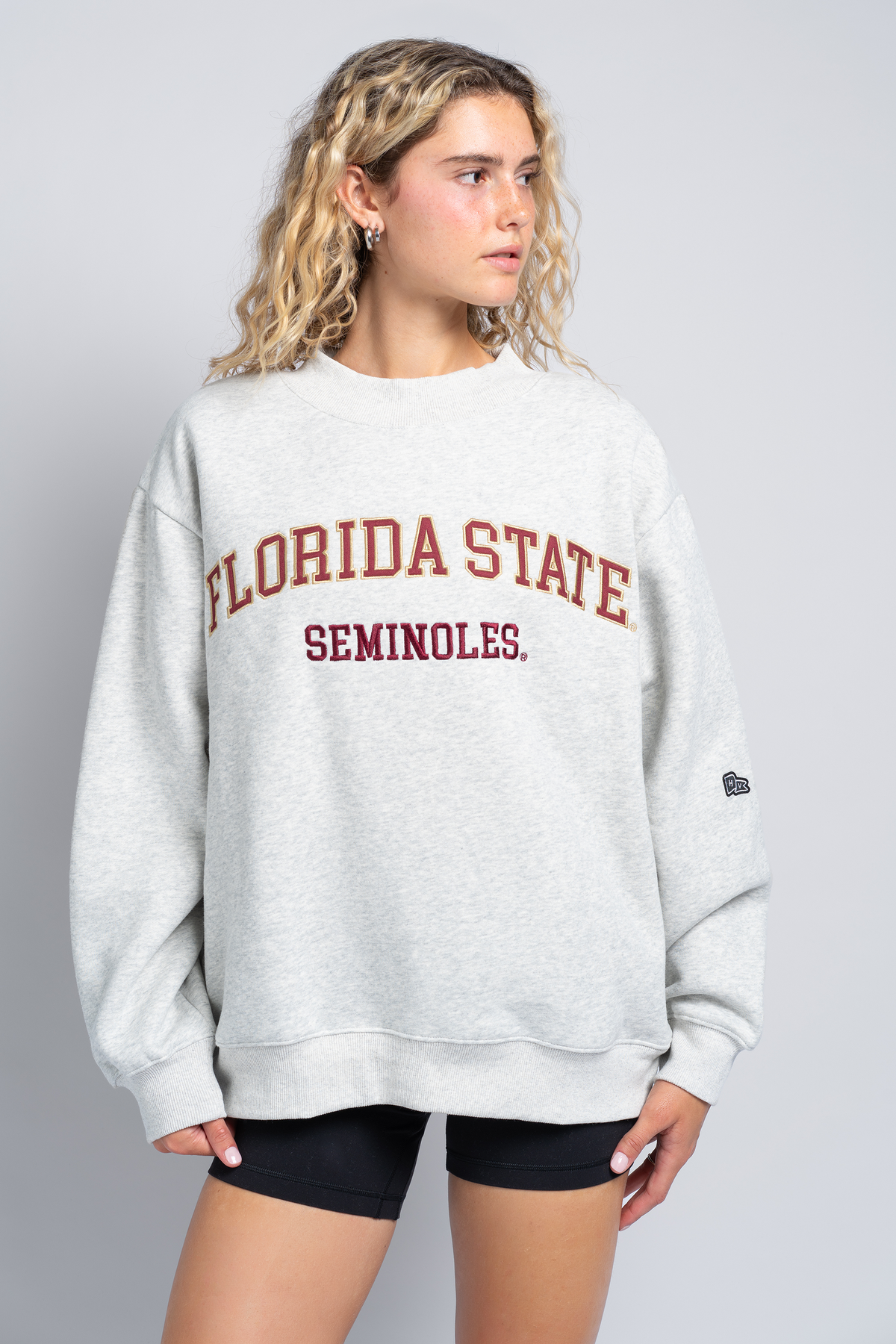 FSU Mock Neck Crewneck