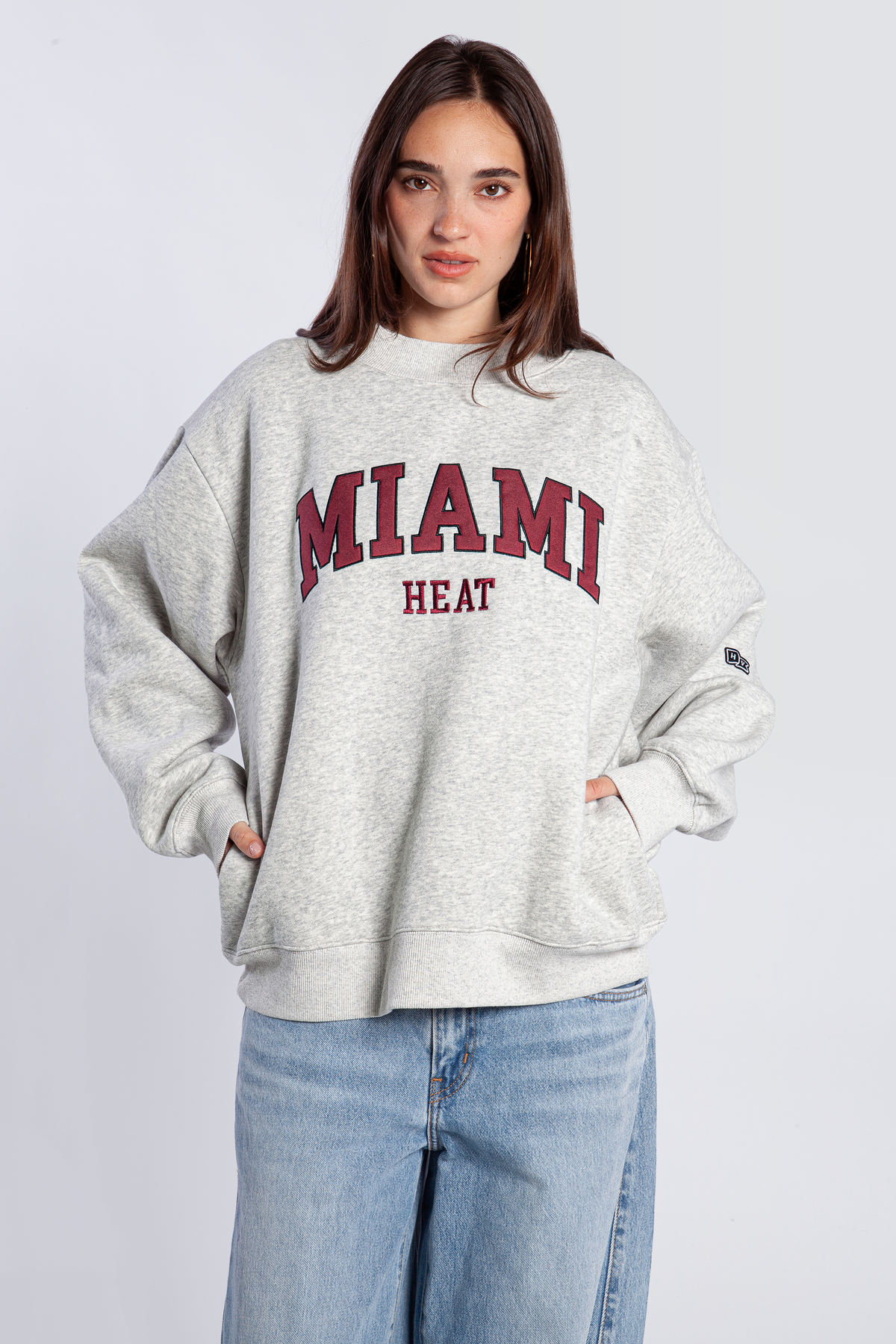 Miami Heat Mock Neck Crewneck