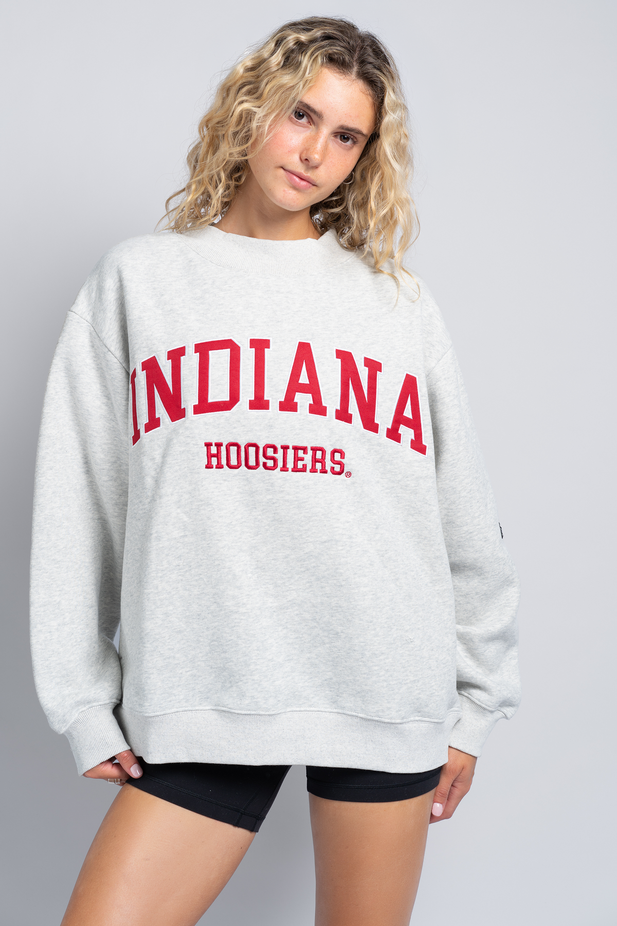 Indiana University Mock Neck Crewneck
