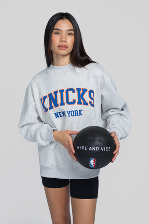 New York Knicks Mock Neck Crewneck