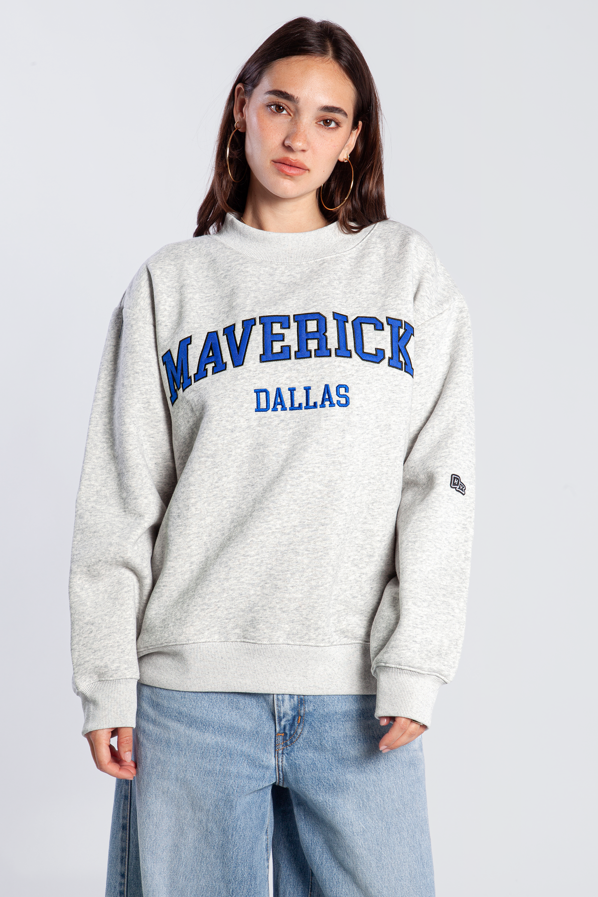 Dallas Mavericks Mock Neck Crewneck