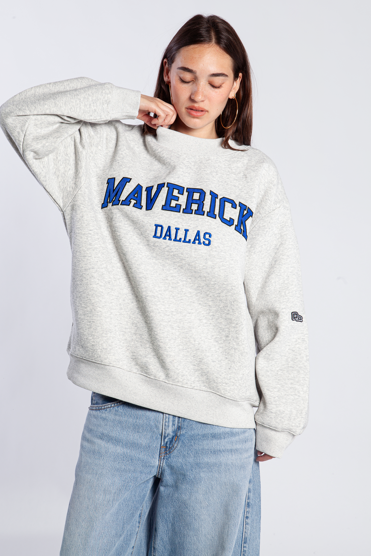 Dallas Mavericks Mock Neck Crewneck