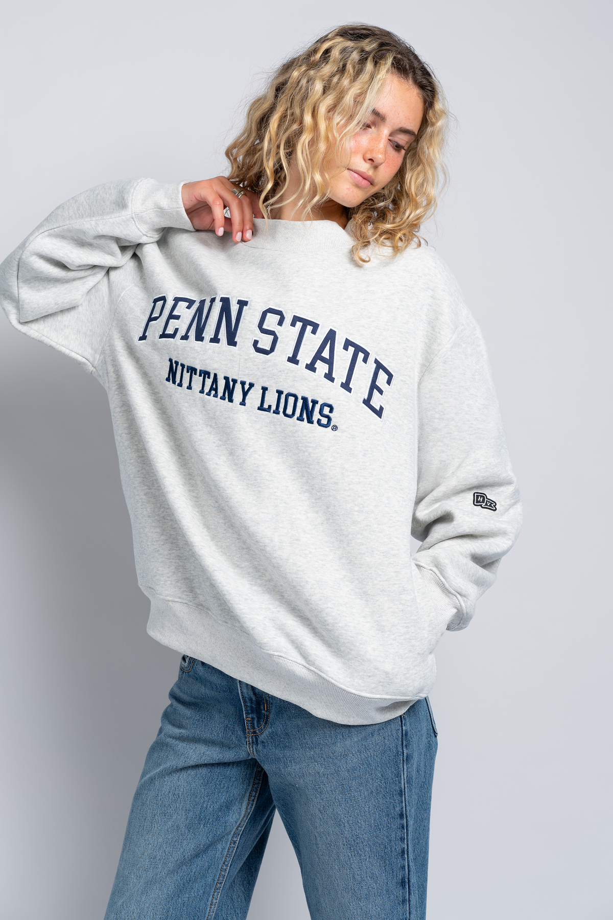 Penn State Mock Neck Crewneck